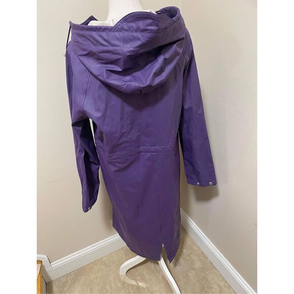 Ilse Jacobsen Long RAINCOAT Rain71L (Purple Rain) Size XS (US4) - Picture 6 of 14